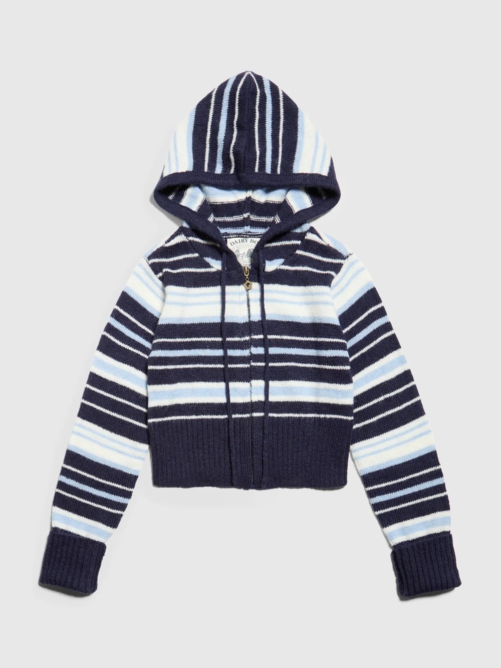 Dairy Boy Surfside Stripe Zip Up